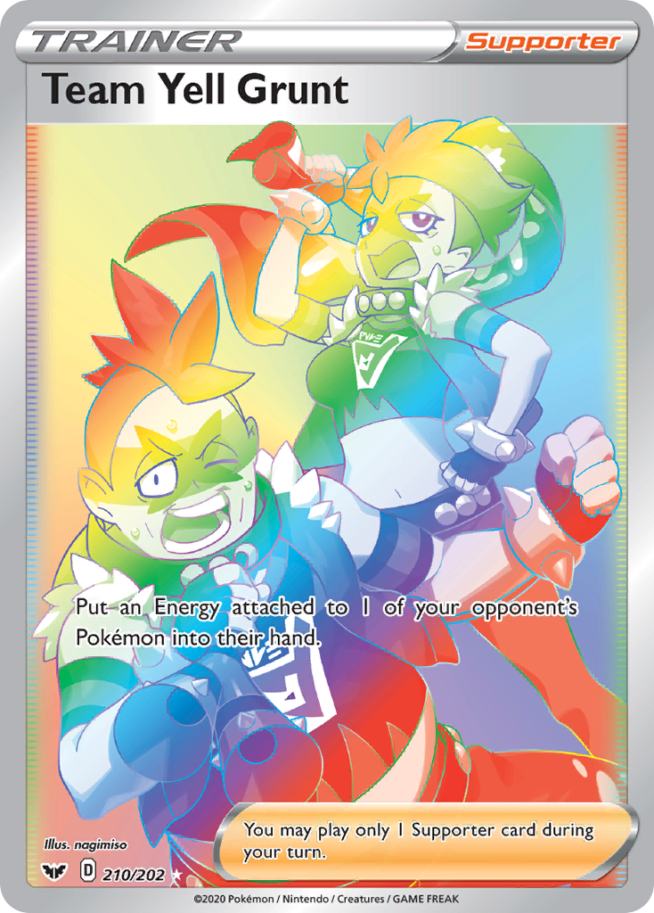 Sword & Shield Team Yell Grunt #210/202